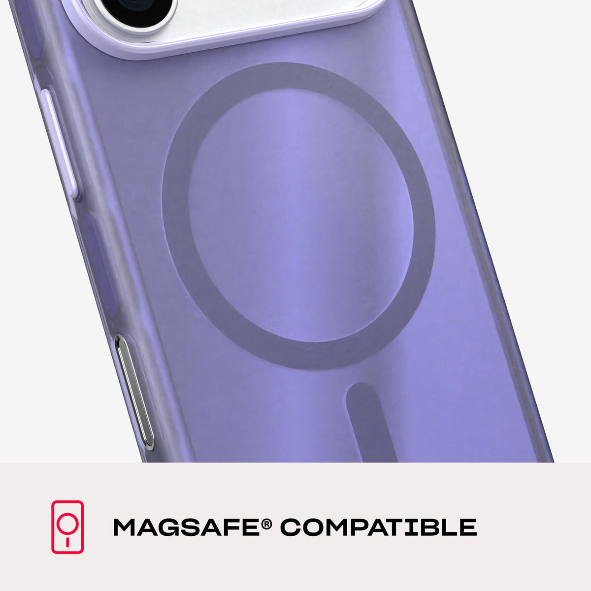 EvoPulse Satin Mirror MagSafe - Apple iPhone 18 Pro/17 Pro Case - Lilac