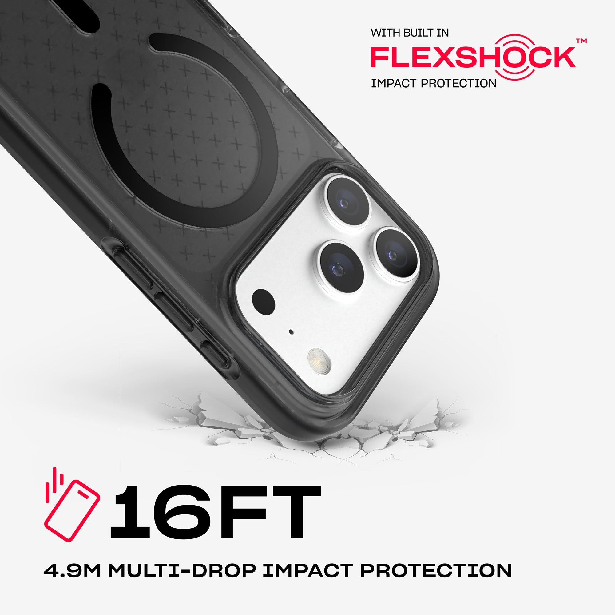 EvoCheck MagSafe - Apple iPhone 18 Pro/17 Pro Case - Smokey/Black