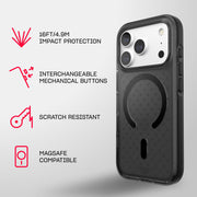 EvoCheck MagSafe - Apple iPhone 18 Pro/17 Pro Case - Smokey/Black