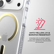 EvoCrystal MagSafe - Apple iPhone 18 Pro/17 Pro Case - Clear/Gold