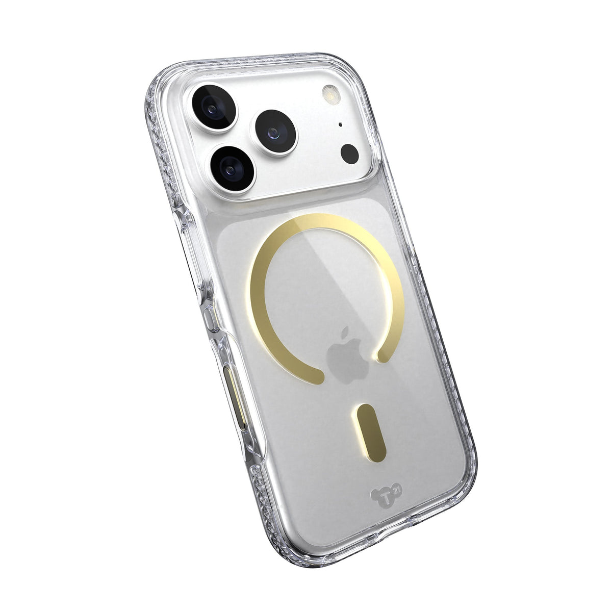 EvoCrystal MagSafe - Apple iPhone 18 Pro/17 Pro Case - Clear/Gold