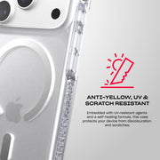 EvoCrystal MagSafe - Apple iPhone 18 Pro/17 Pro Case - Clear/Silver