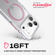 EvoCrystal MagSafe - Apple iPhone 18 Pro/17 Pro Case - Clear/Quartz Pink