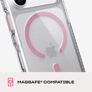 EvoCrystal MagSafe - Apple iPhone 18 Pro/17 Pro Case - Clear/Quartz Pink
