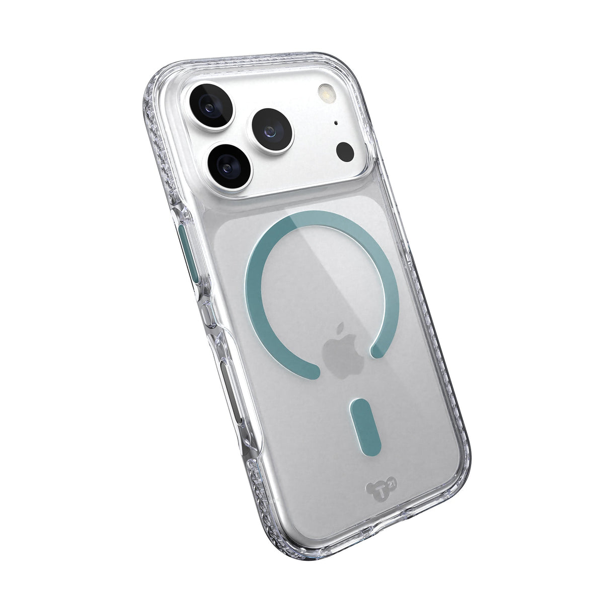 EvoCrystal MagSafe - Apple iPhone 18 Pro/17 Pro Case - Clear/Emerald Dust
