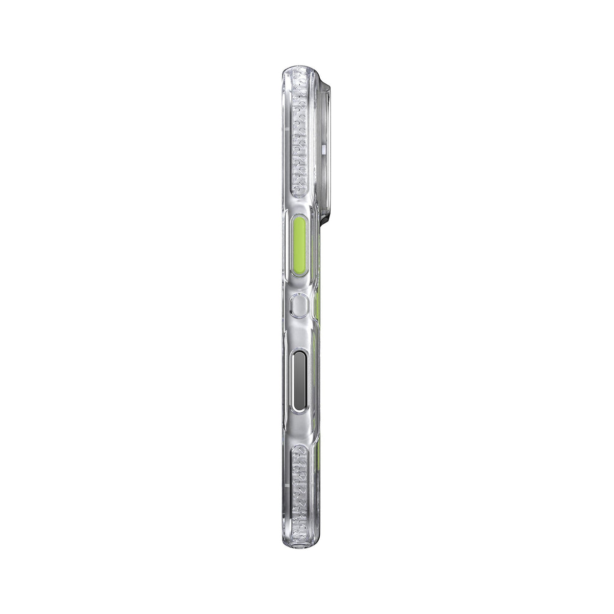EvoCrystal Glow MagSafe - Apple iPhone 18 Pro/17 Pro Case - Clear/Neon (Glow-in-the-Dark)