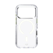 EvoCrystal Glow MagSafe - Apple iPhone 18 Pro/17 Pro Case - Clear/Neon (Glow-in-the-Dark)