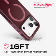 EvoCrystal Satin MagSafe - Apple iPhone 18 Pro/17 Pro Case - Cherry Tint