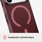 EvoCrystal Satin MagSafe - Apple iPhone 18 Pro/17 Pro Case - Cherry Tint