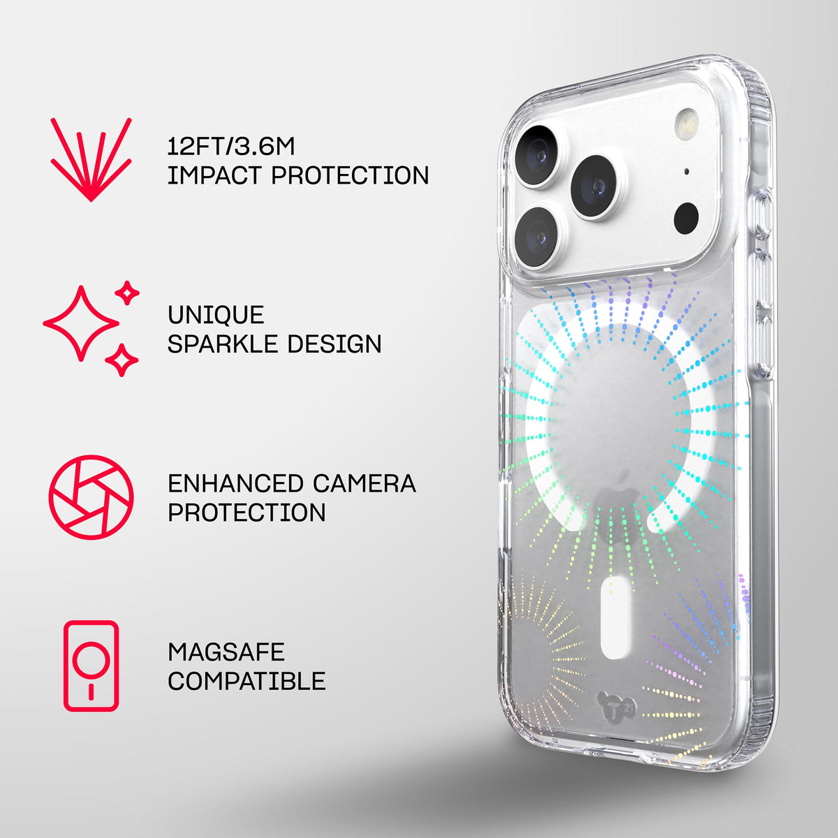EvoSparkle MagSafe - Apple iPhone 18 Pro/17 Pro Case - Lunar