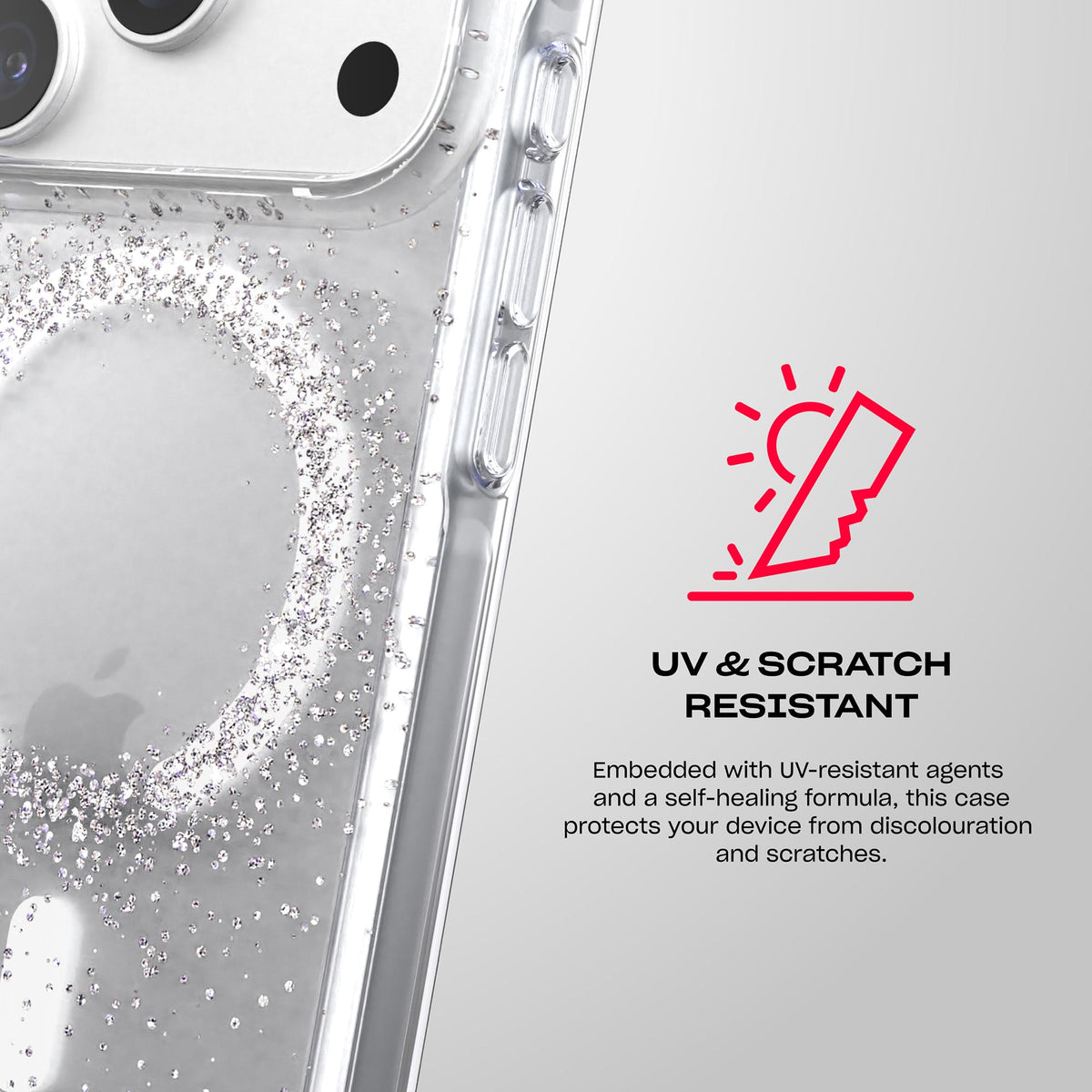 EvoSparkle MagSafe - Apple iPhone 18 Pro/17 Pro Case - Focus