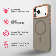 EvoPulse Fauxven MagSafe - Apple iPhone 18 Pro Max/17 Pro Max Case - Espresso