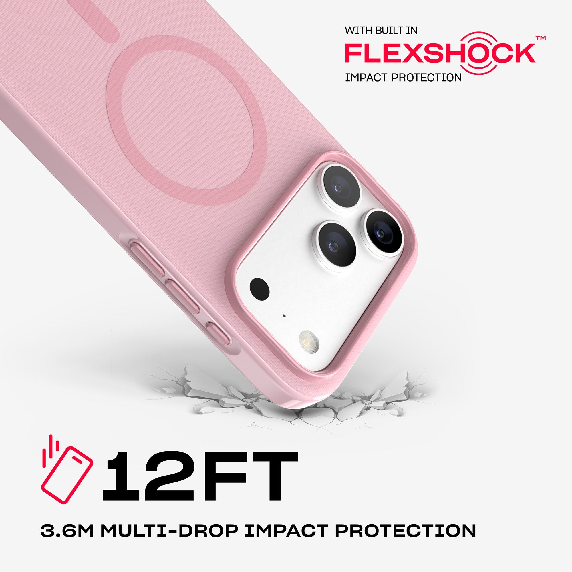EvoPulse Fauxven MagSafe - Apple iPhone 18 Pro Max/17 Pro Max Case - Quiet Blush