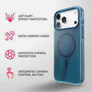 EvoPulse Satin Mirror MagSafe - Apple iPhone 18 Pro Max/17 Pro Max Case - Deep Sea