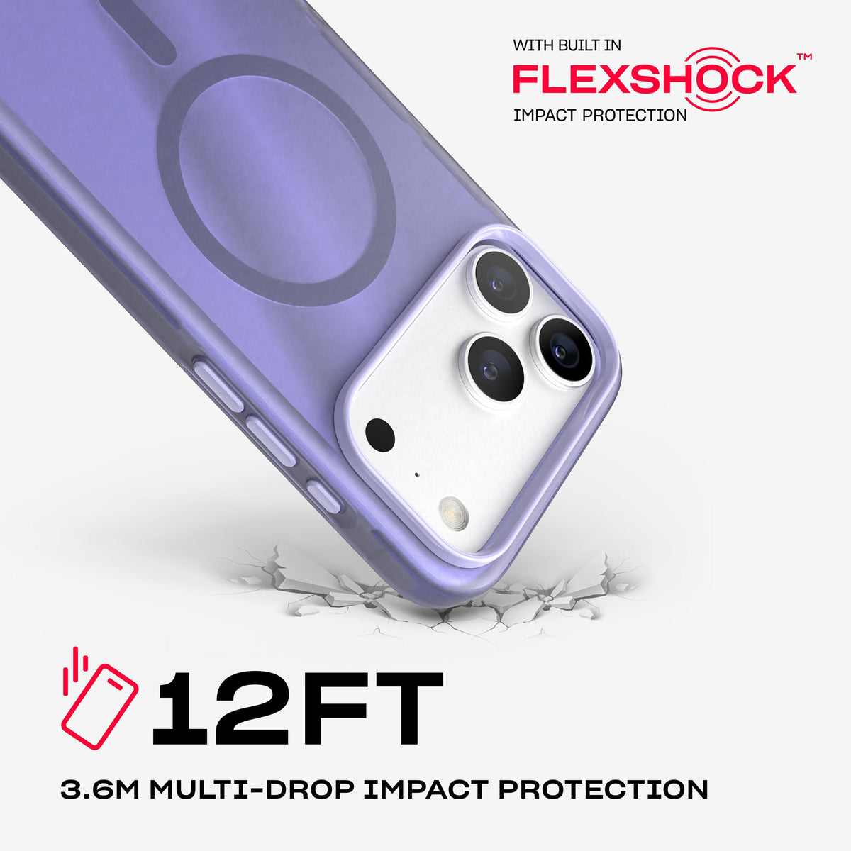 EvoPulse Satin Mirror MagSafe - Apple iPhone 18 Pro Max/17 Pro Max Case - Lilac