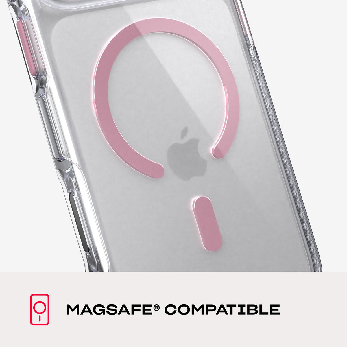 EvoCrystal MagSafe - Apple iPhone 18 Pro Max/17 Pro Max Case - Clear/Quartz Pink
