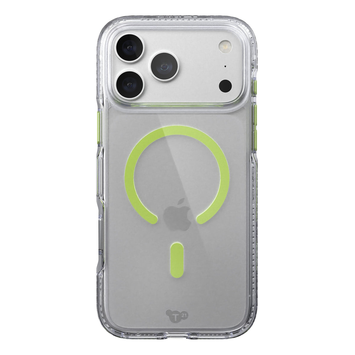 EvoCrystal Glow MagSafe - Apple iPhone 18 Pro Max/17 Pro Max Case - Clear/Neon (Glow-in-the-Dark)