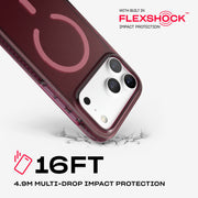 EvoCrystal Satin MagSafe - Apple iPhone 18 Pro Max/17 Pro Max Case - Cherry Tint