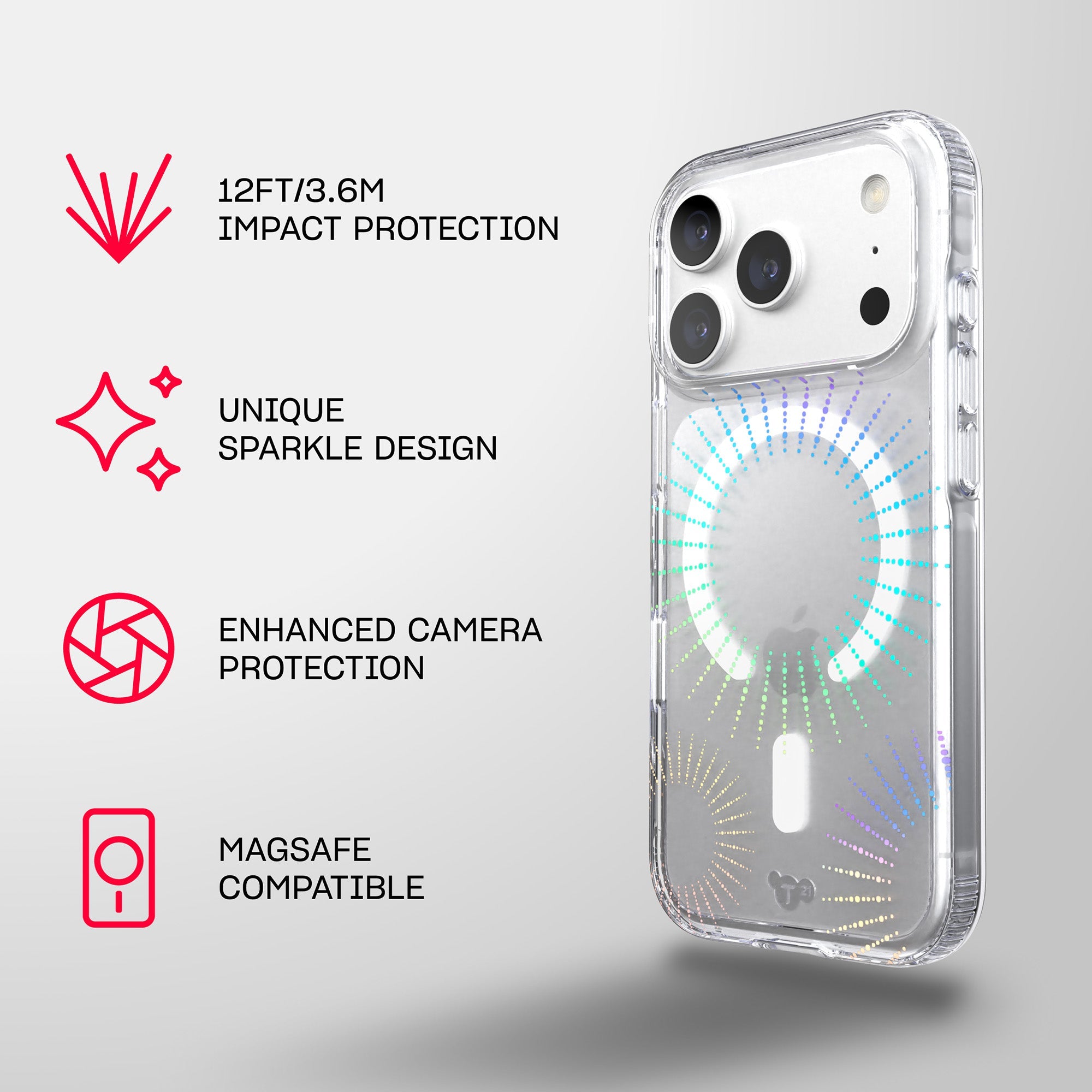 EvoSparkle MagSafe - Apple iPhone 18 Pro Max/17 Pro Max Case - Lunar