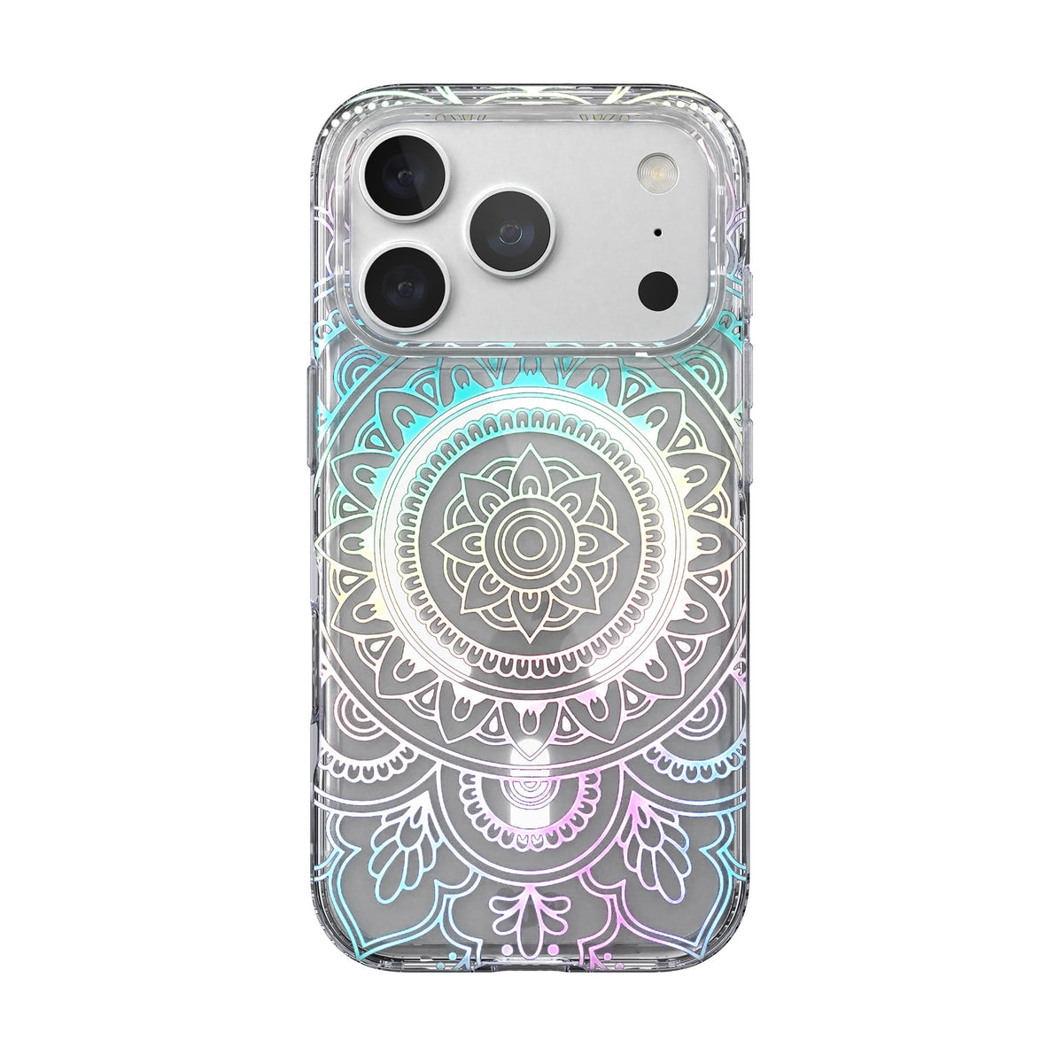 EvoClear Print MagSafe - Apple iPhone 18 Pro/17 Pro Case - Mandala
