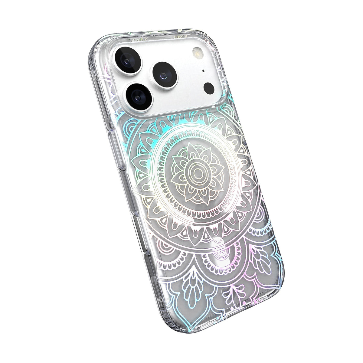 EvoClear Print MagSafe - Apple iPhone 18 Pro/17 Pro Case - Mandala