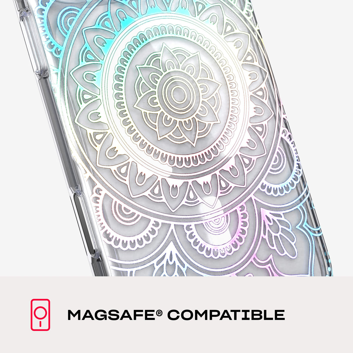 EvoClear Print MagSafe - Apple iPhone 18 Pro Max/17 Pro Max Case - Mandala