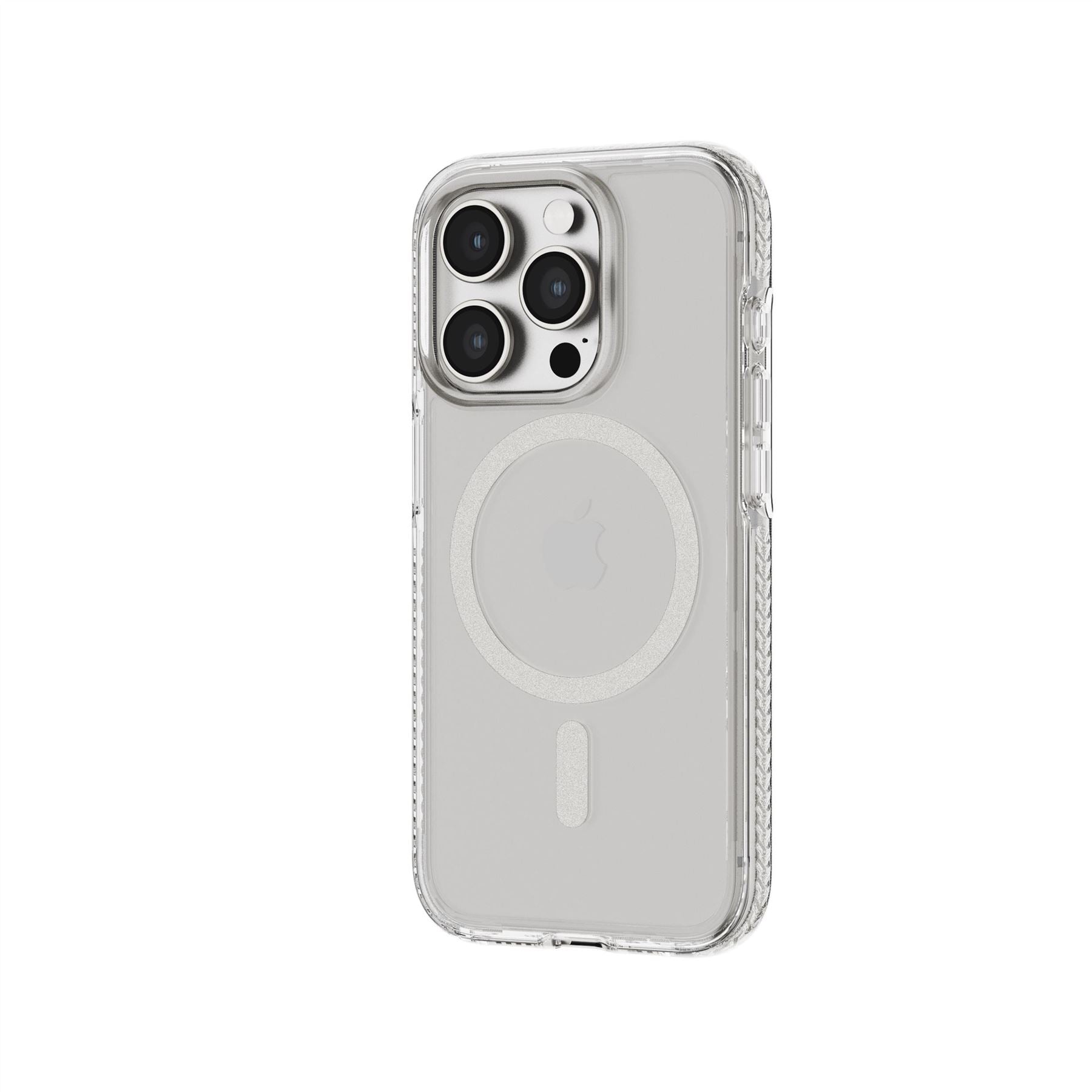 EvoCrystal - Apple iPhone 15 Pro Case MagSafe Compatible - White