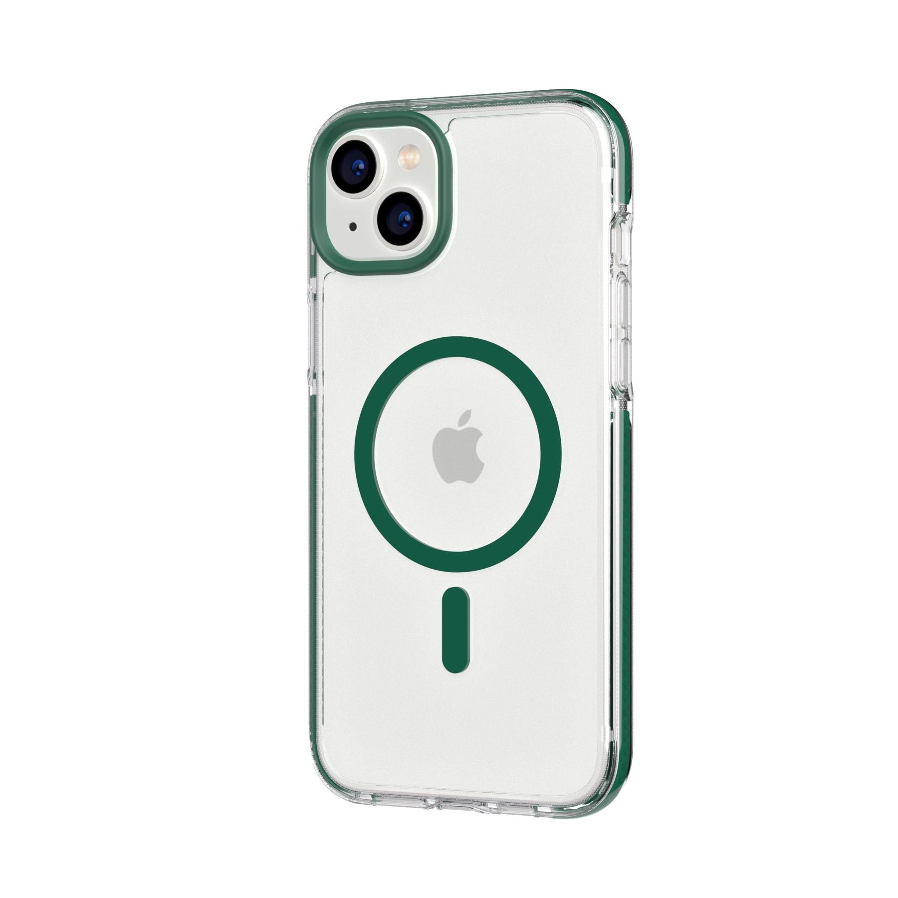 Evo Crystal - Apple iPhone 14 Plus Case MagSafe® Compatible - Moss Green