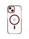 Evo Crystal - Apple iPhone 14 Case MagSafe® Compatible - Burgundy
