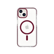 Evo Crystal - Apple iPhone 14 Case MagSafe® Compatible - Burgundy